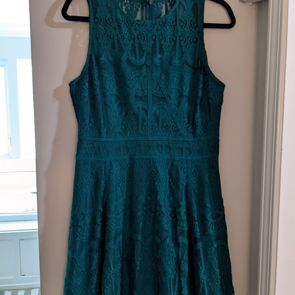 Sage Green Lace Dress